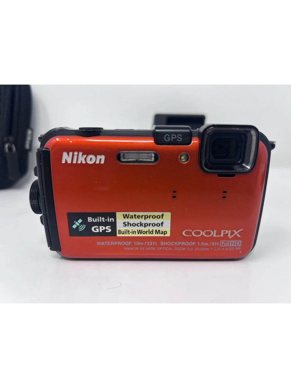 Coolpix AW110 digital Camera with Charger and Case